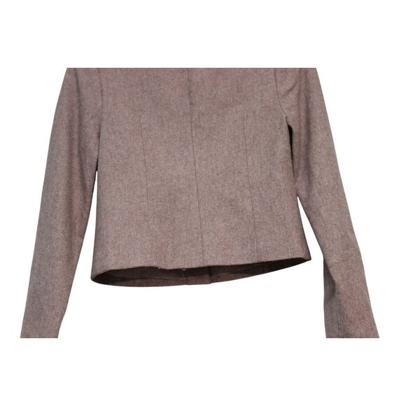 Anthropologie TABITHA Blazer Jacket Size 4 Wool Pleated Preppy Equestrian Office - Picture 12 of 15